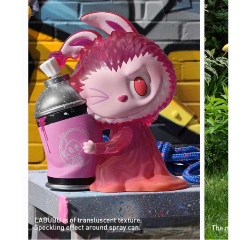 Labubu “Almost Hidden” figurine, NWT Authentic